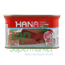 Hana mortadelle de dinde 200gr rectangulaire HALAL
