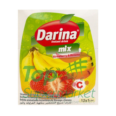 Darina jus en poudre fraise & banane (12x30gr)