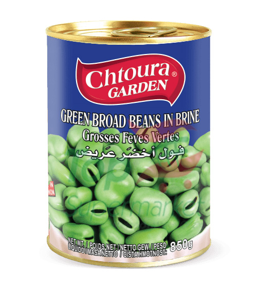 Chtoura Garden Fèves Vertes 850gr