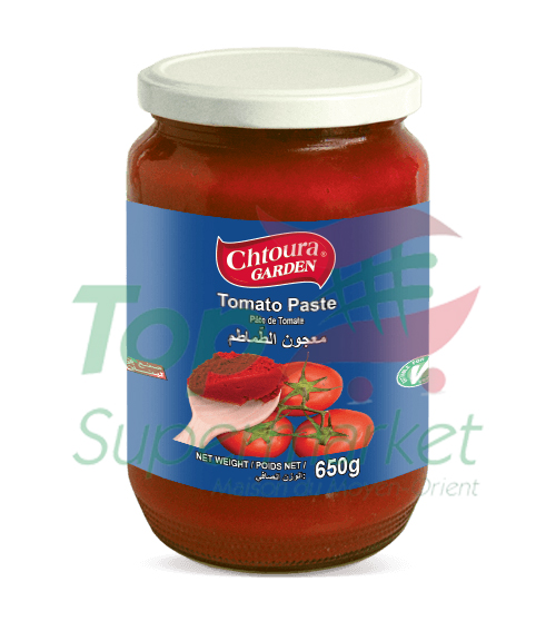 Chtoura Garden Concentrée de Tomates Bocal 650gr
