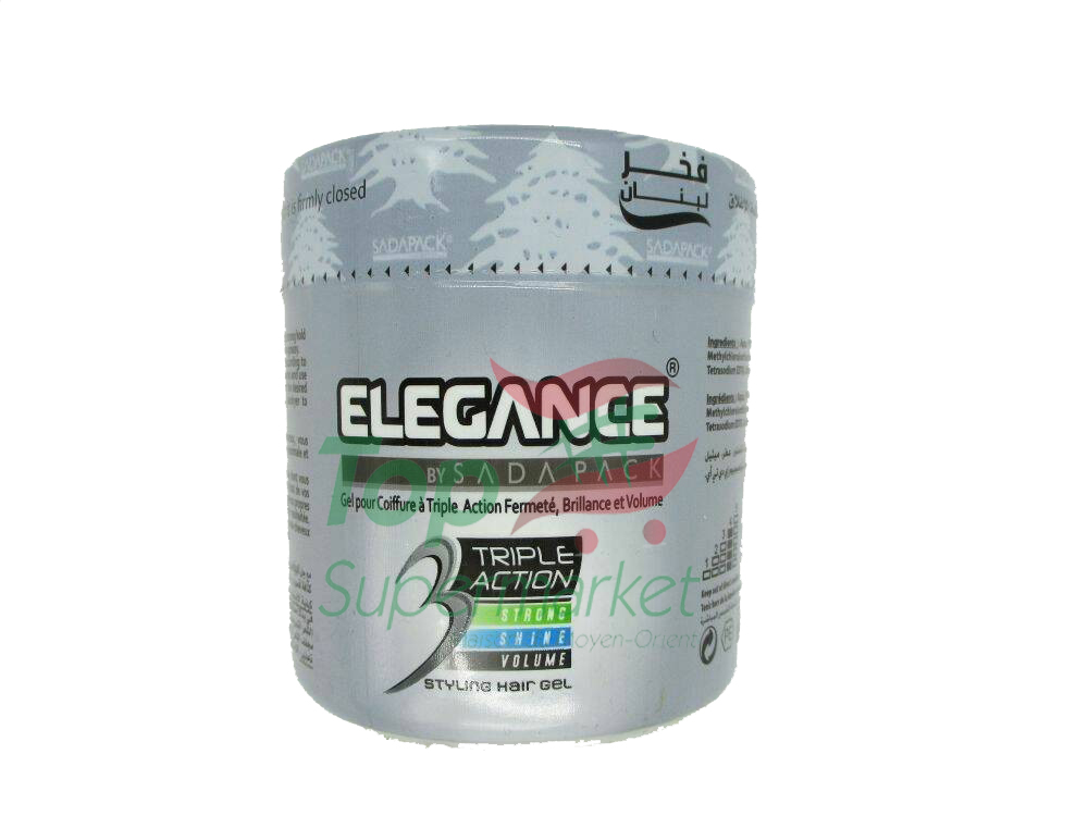 Elegance gel coiffant gris 1L