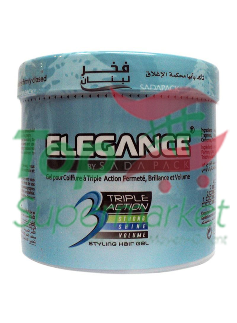 Elegance gel coiffant bleu 1L