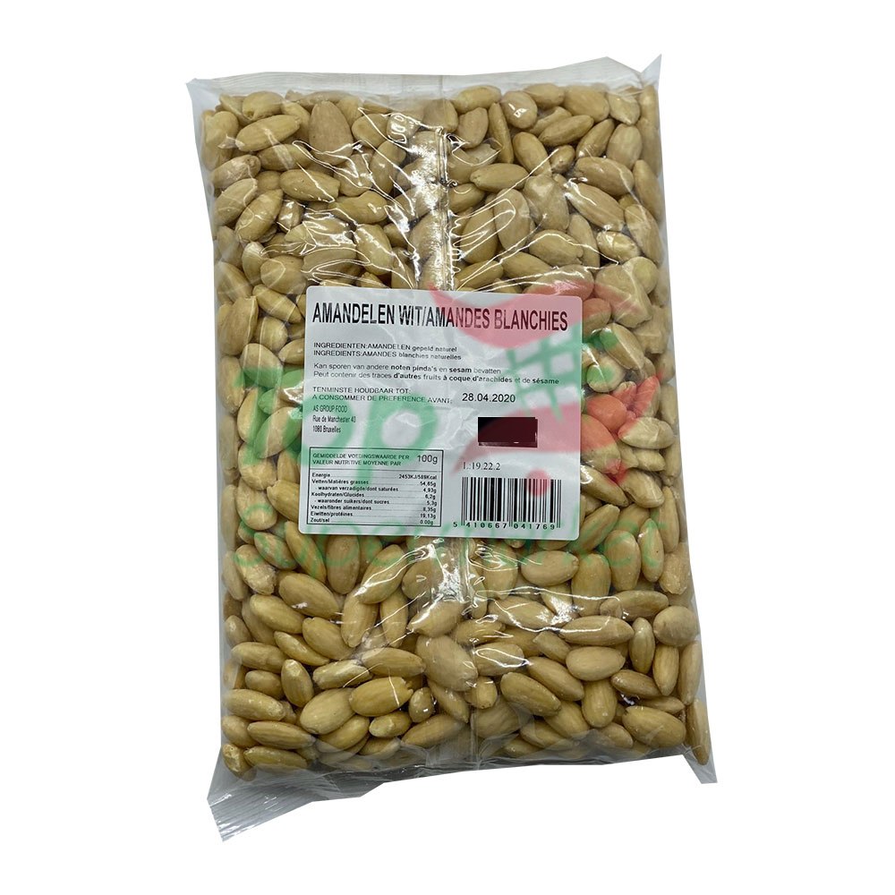 Amandes blanchies 700gr