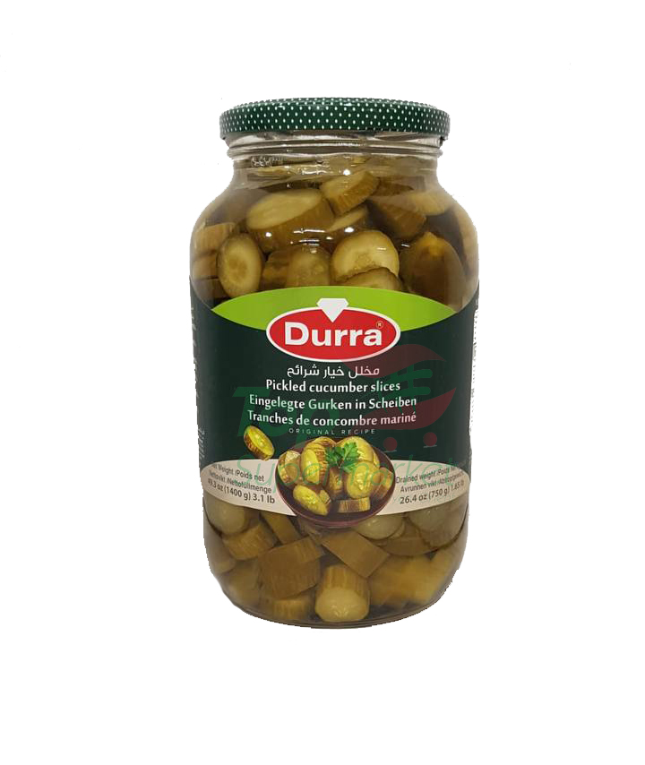 Durra concombres en tranches 1400gr