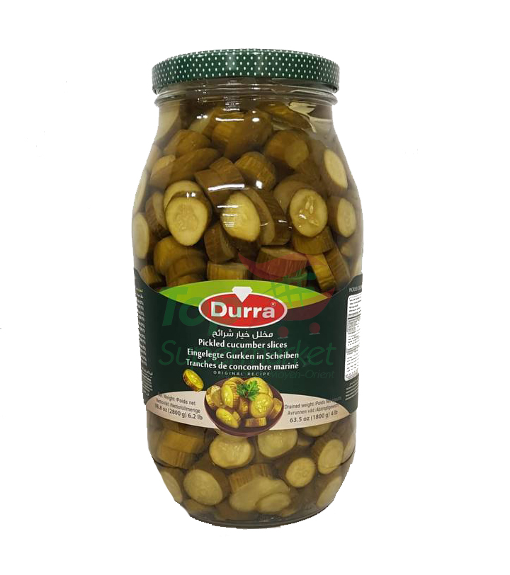Durra concombres en tranches 2800gr