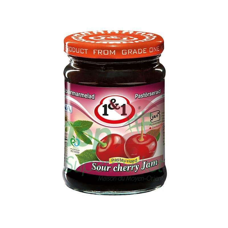 1&1 confiture de cerise 300gr