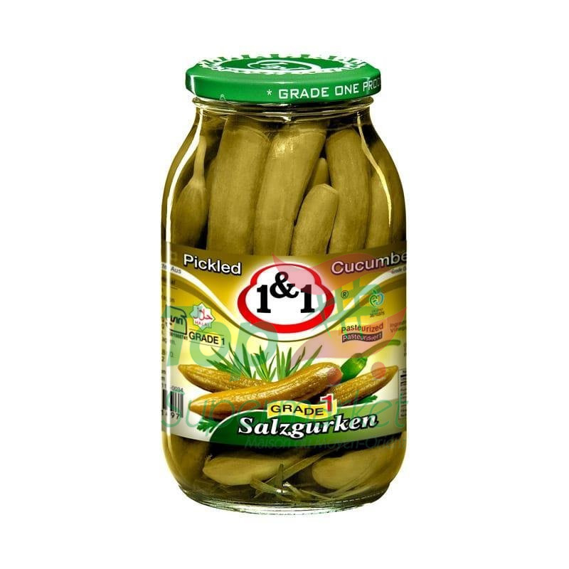 1&1 concombres marinés 1500gr