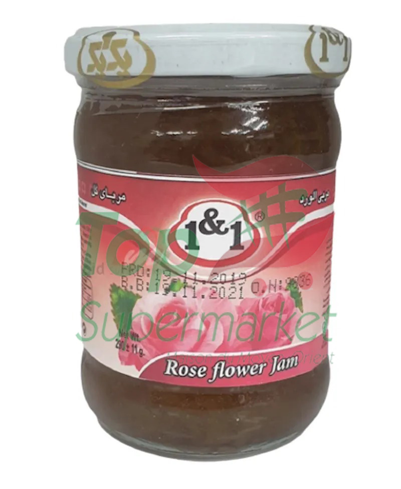1&1 confiture de rose 300gr