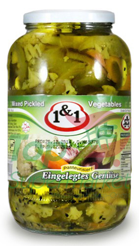 1&1 mélange de légumes en saumure 1500gr