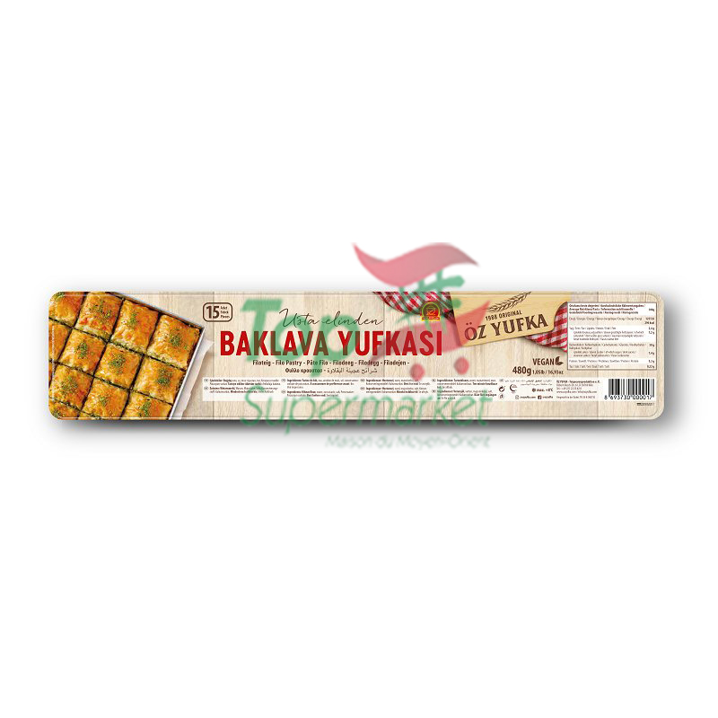OZ Yufka Baklava 480gr