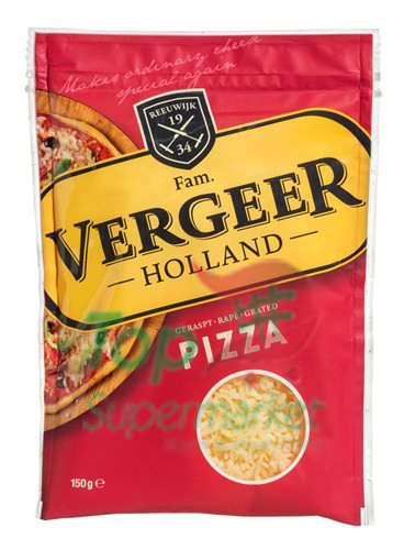 Vergeer fromage pour pizza 150gr