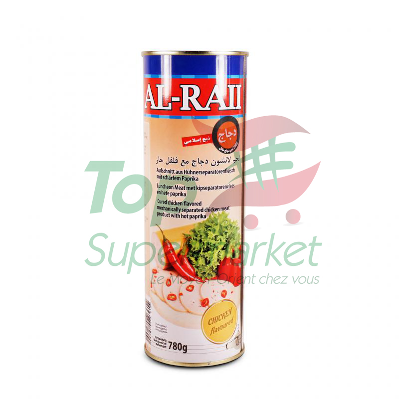 Al-Raii mortadelle poulet piquant 780gr HALAL