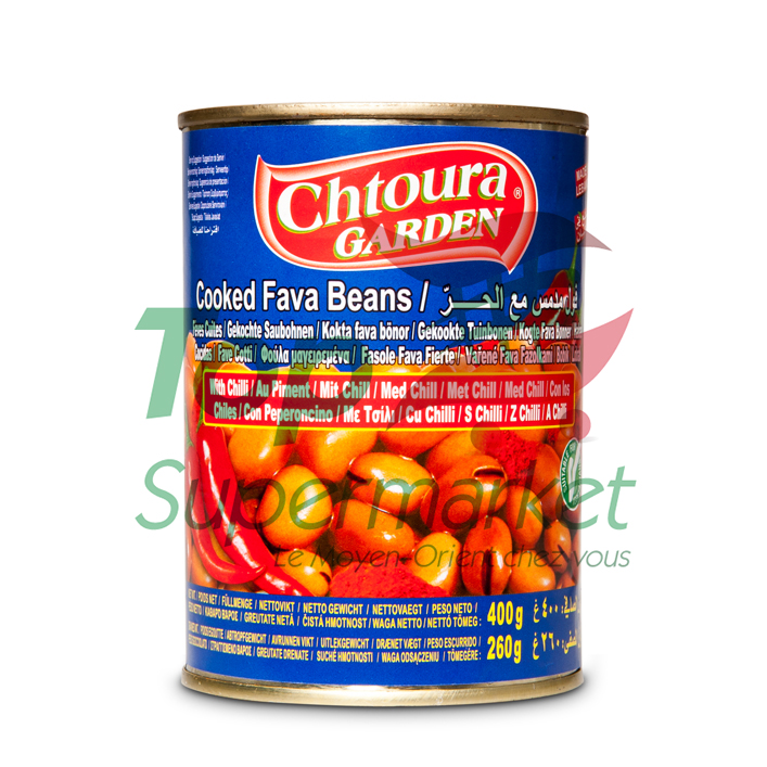 Chtoura Garden fèves au piments chili 400g