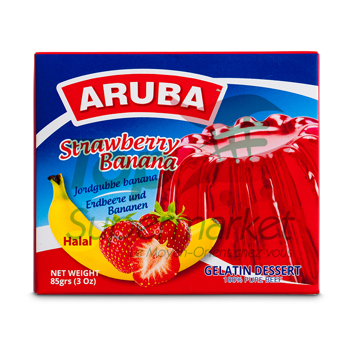 Aruba Jelly fraise & banane 85gr HALAL