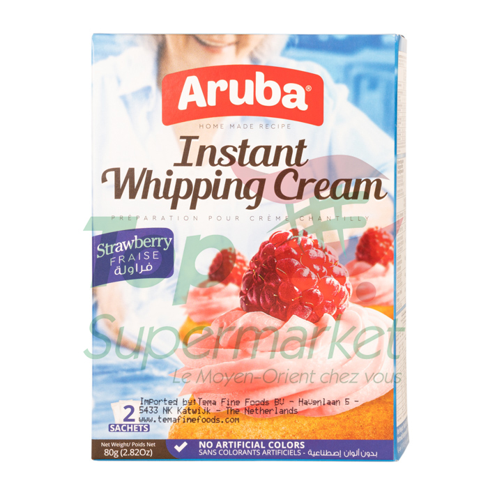 Aruba crème chantilly fraise 80gr