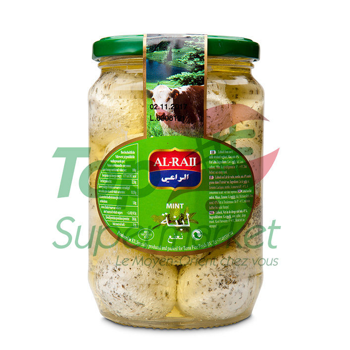 Al-Raii Labneh Menthe Bocal 425gr