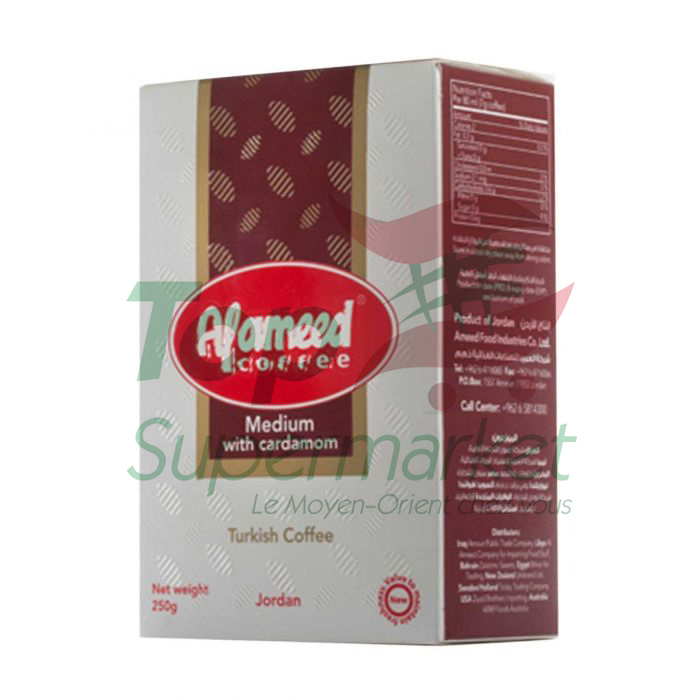 Ameed café Medium avec cardamome 200gr