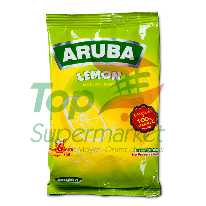 Aruba jus en poudre citron 750gr