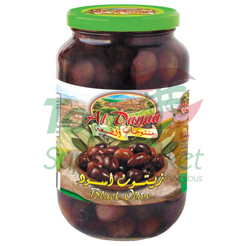 Al Dayaa olives noires 660gr