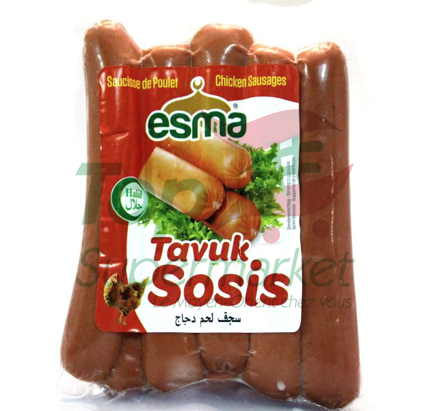 Esma Saucisses Poulet 330gr