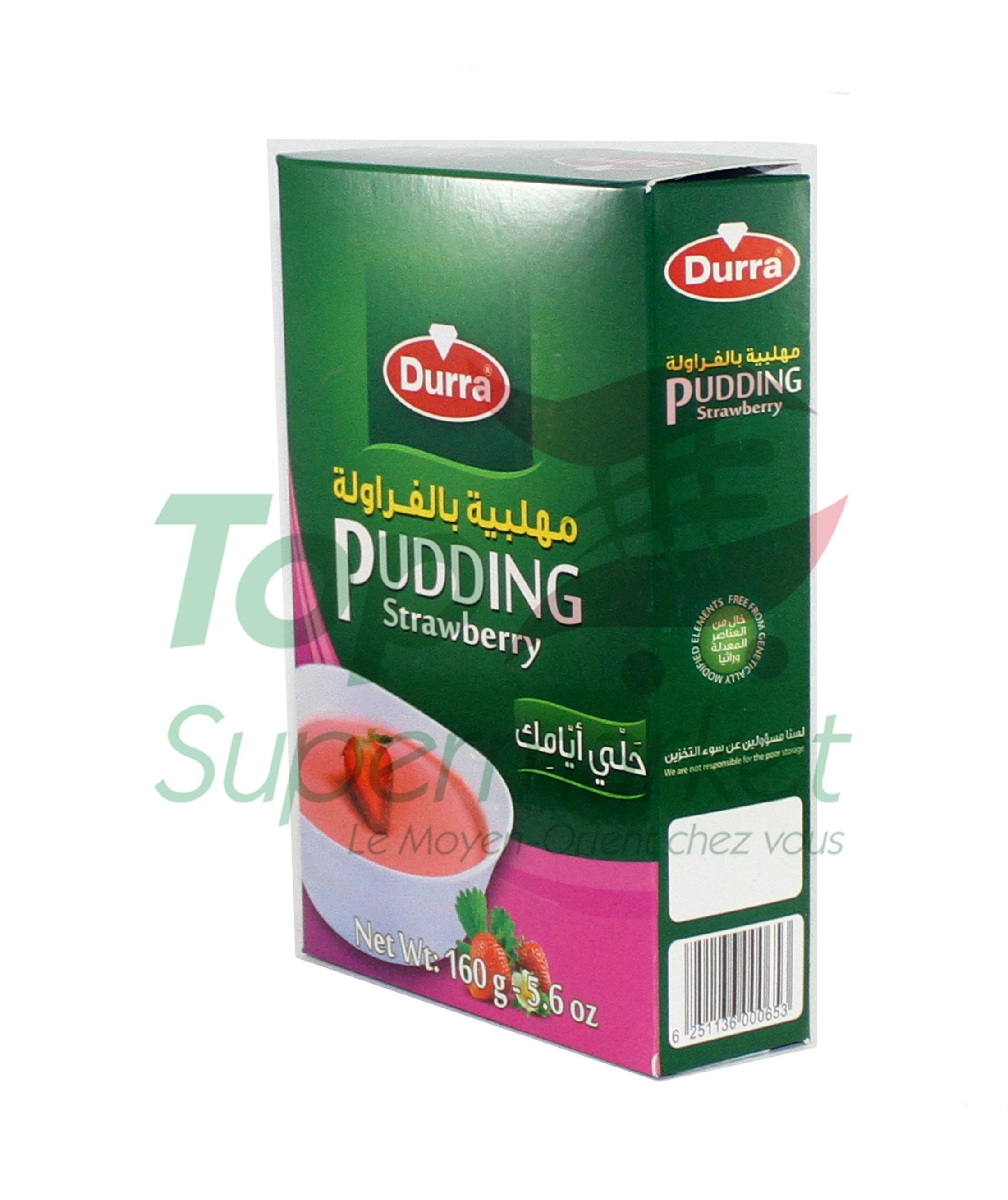 Durra Pudding fraise 160gr