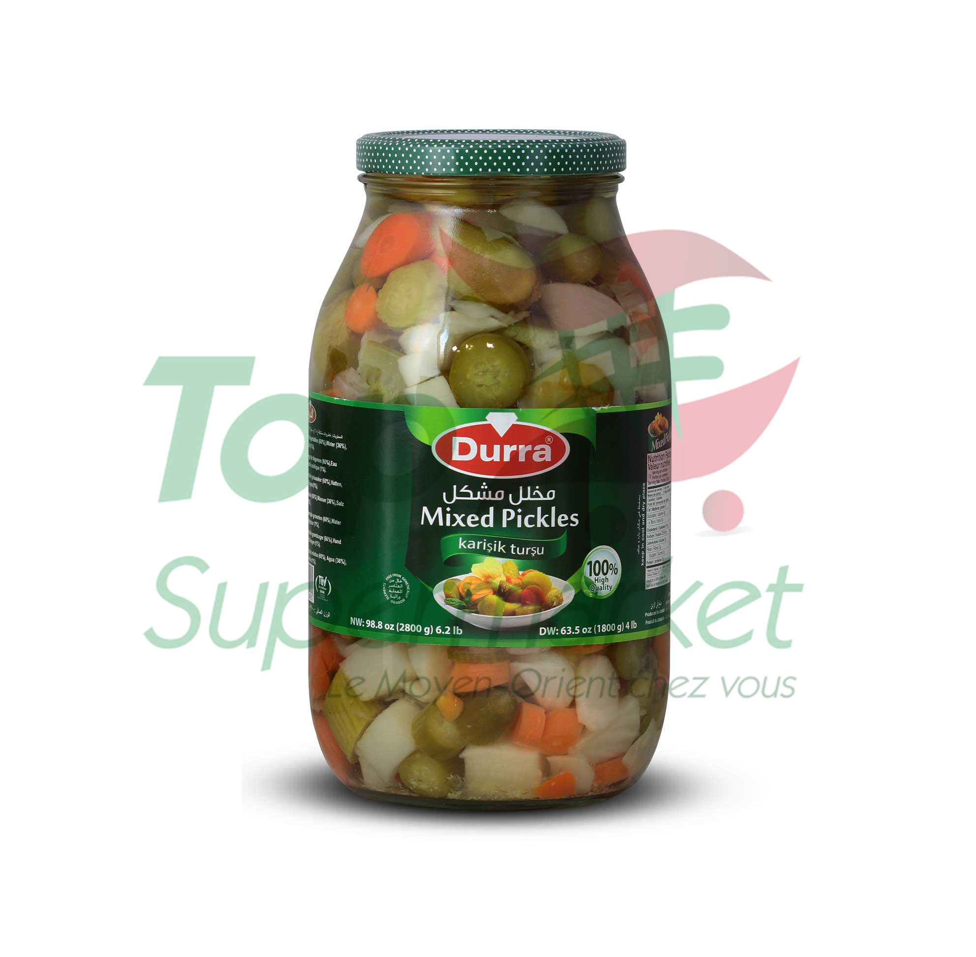 Durra Mixed Pickles1400g