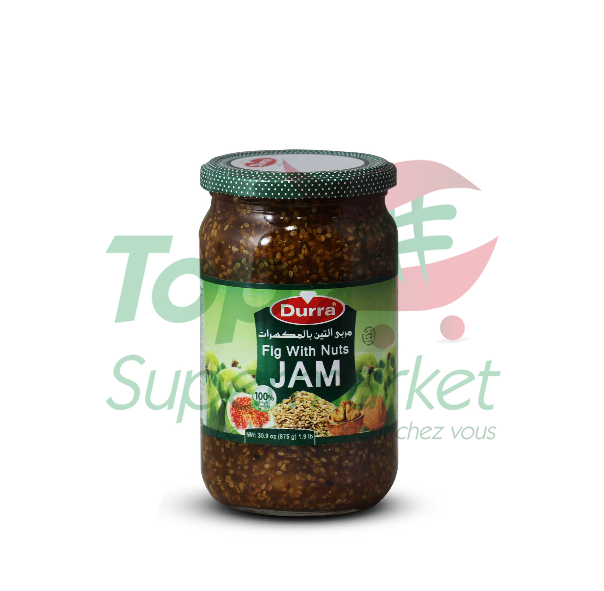 Durra confiture de figue extra au noix 430gr