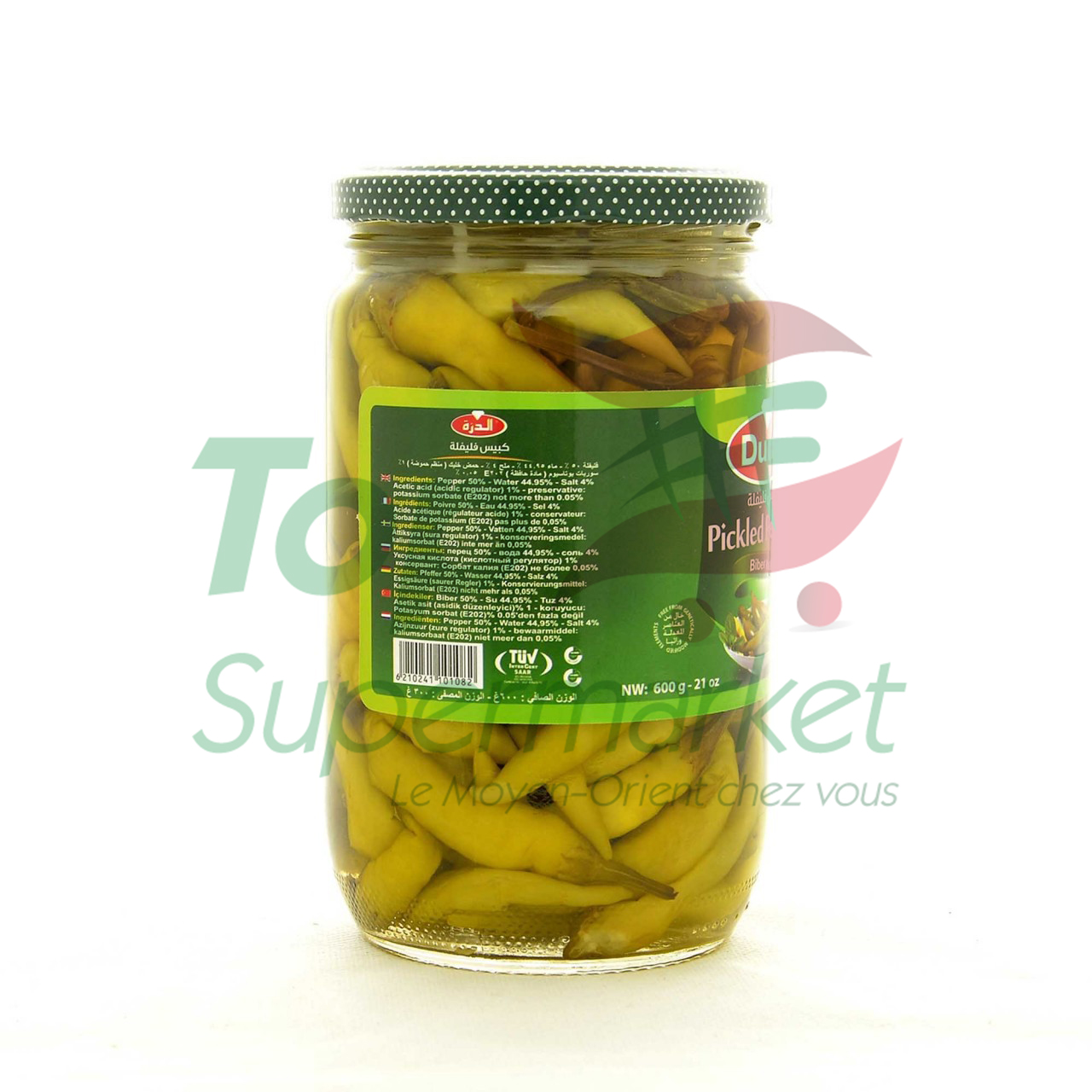 Durra piments marinés 600gr