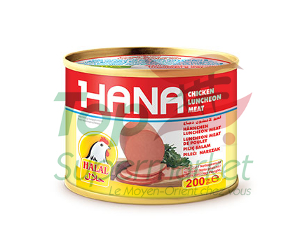 Hana mortadelle de poulet 200gr rond HALAL