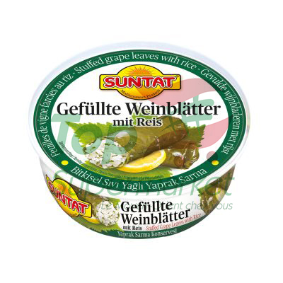 Suntat feuilles de vigne farcies au riz 280gr